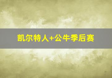 凯尔特人 公牛季后赛